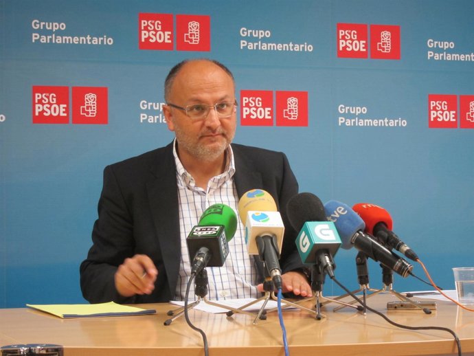 El portavoz parlamentario del PSdeG, Abel Losada