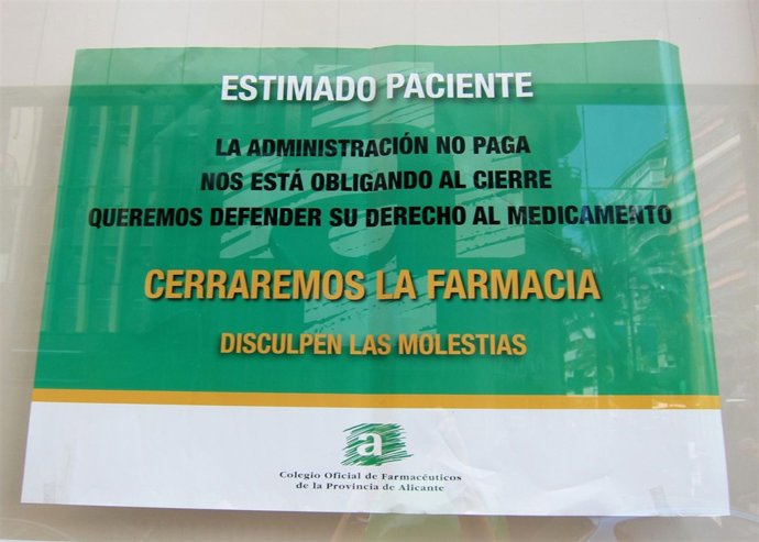 Huelga de farmacias