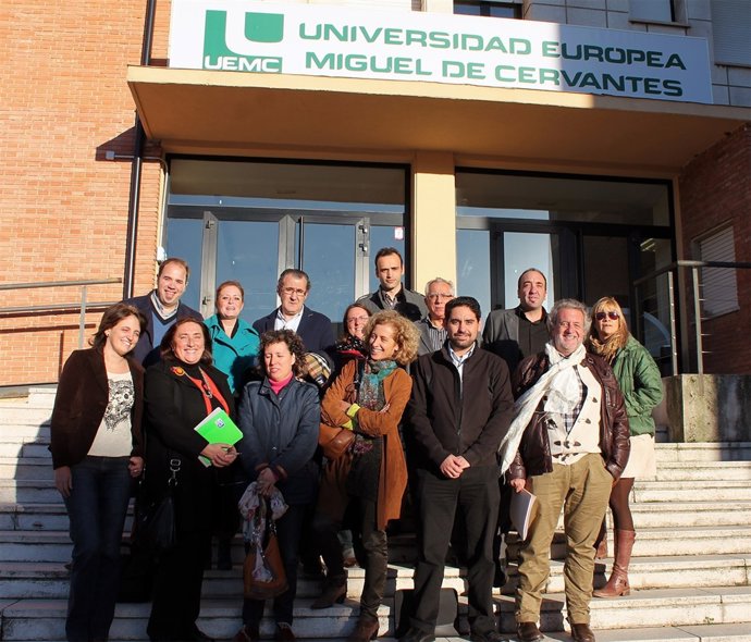 Representantes de las Asociaciones de la Prensa en la UEMC