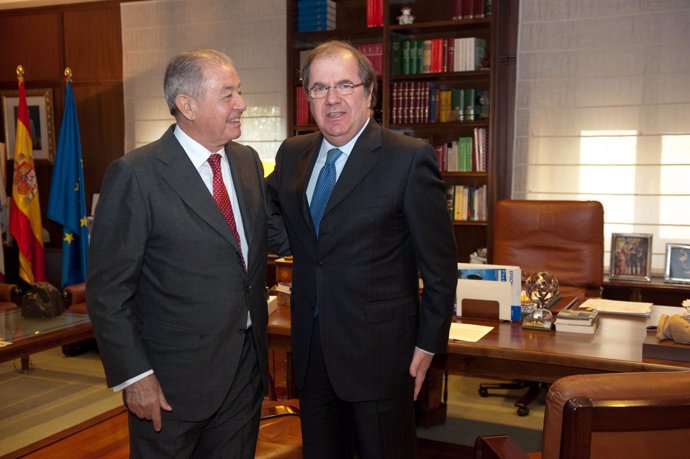 Reunión entre el presidente de Gas Natural Fenosa y Juan Vicente Herrera
