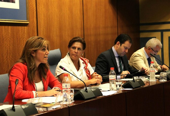 Susana Díaz, en comisión parlamentaria