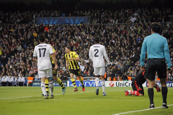 Varane,Arbeloa Real Madrid Borussia Dortmund