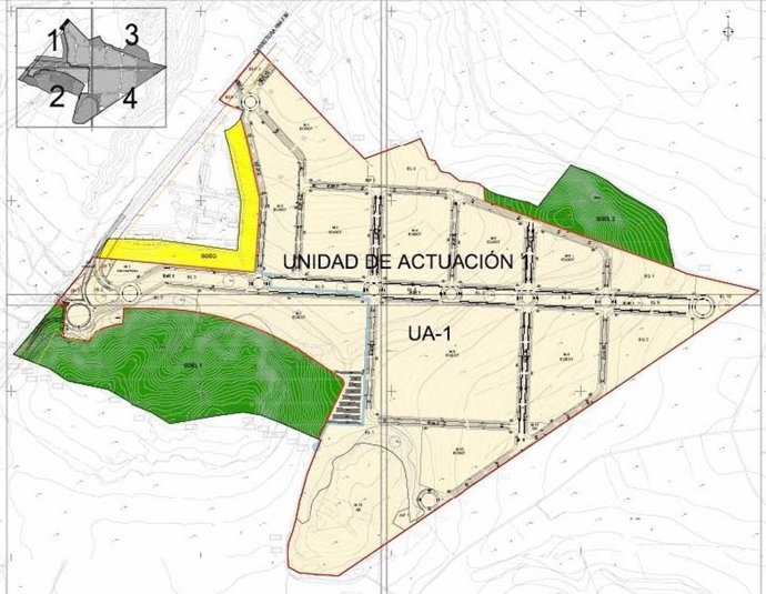 Desarrollo urbanístico del Polígono Las Minas