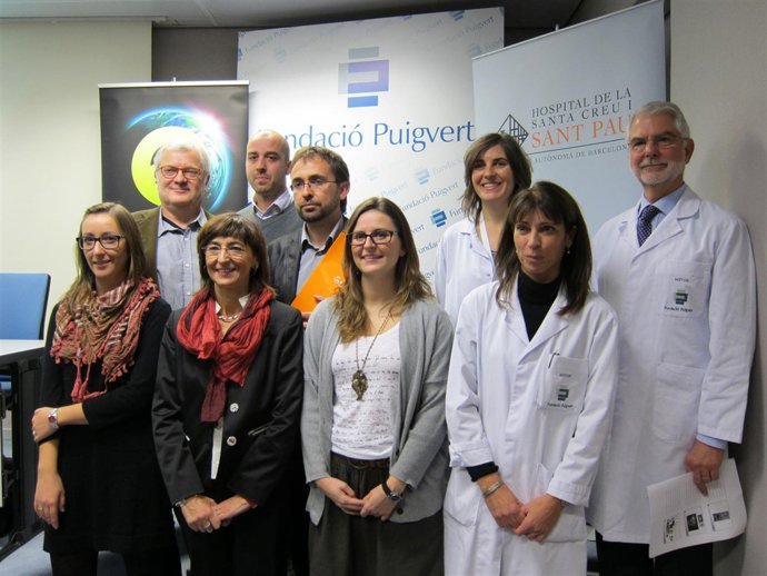 Presentación de una técnica en la Fundación Puigvert