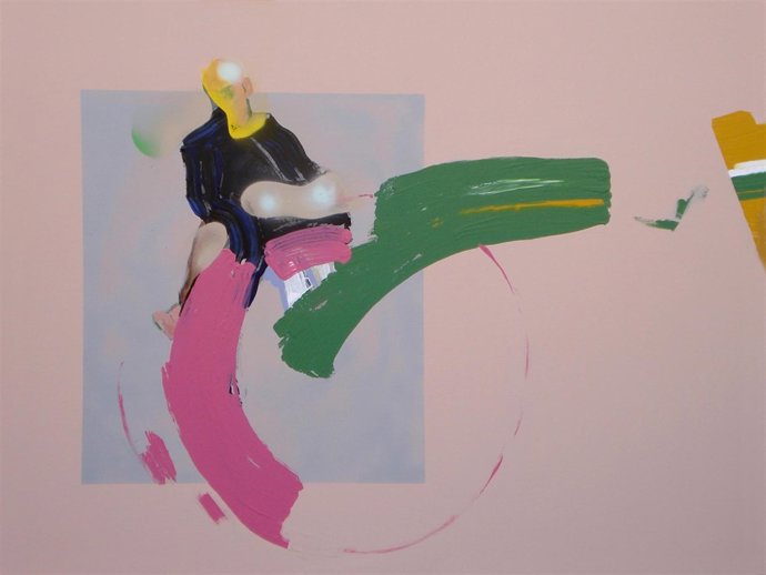 Uno de los cuadros de la exposición