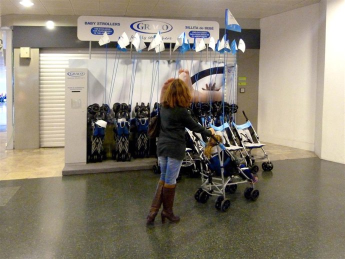 Sillas bebés aeropuerto Madrid-Barajas