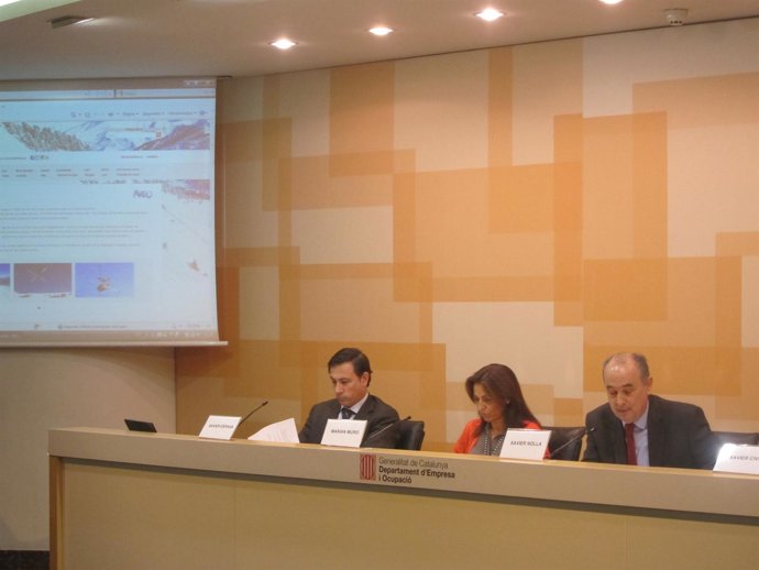 Xavier Espasa, Marian Muro y Xavier Nolla presentan la temporada de esquí 2013