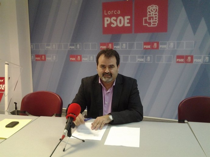 El Vicesecretario de la Comisión Ejecutiva del PSOE de Lorca, Antonio Navarro