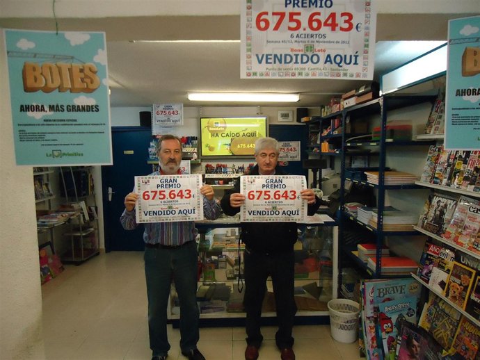 Premio de la Bono Loto en Santander