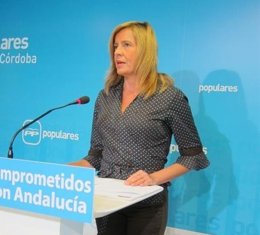 Rosario Alarcón, portavoz de Turismo del PP en el Parlamento andaluz