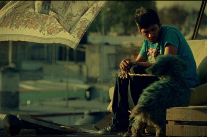 Imagen del corto 'Perro azul'. 