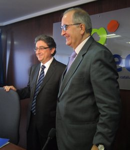 Enric Millo (PP) y Josep González (Pimec)