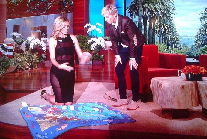 Heidi Klum durante su intervención en 'The Ellen DeGeneres Show'