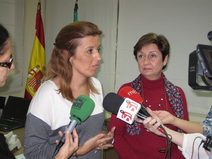 Ferrer y Caparrós atienden a los medios de comunicación