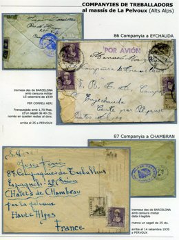 Muestra de algunas de las cartas que se expondrán en Colecciona Barcelona