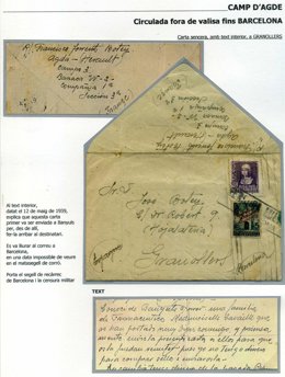 Carta enviada desde el Campo de Adge