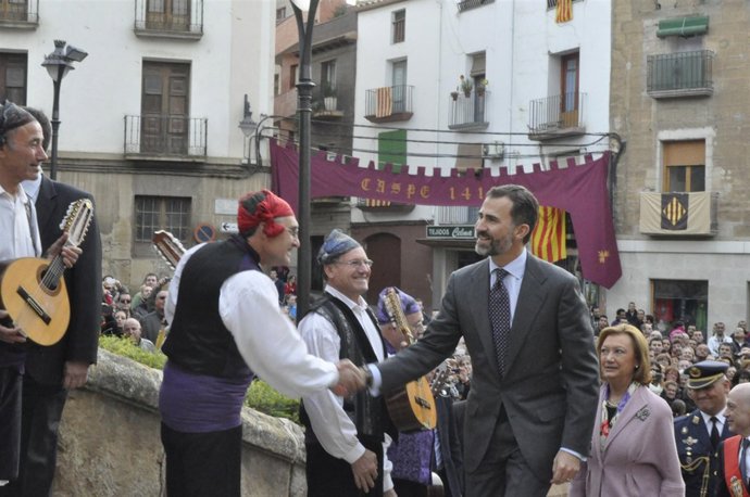 Don Felipe de Borbón y Luisa Fernanda Rudi