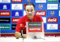 Fútbol/Europa League.- Juan Ignacio Martínez (Levante): "Si sales a empatar, pierdes"
