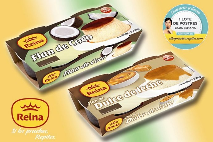 Postres Reina incorpora dos nuevos sabores a sus flanes