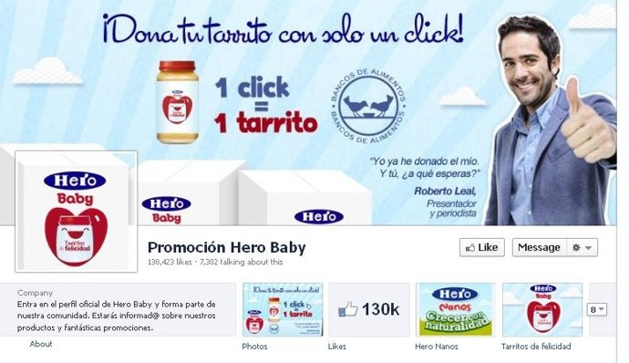 Hero Baby en Facebook