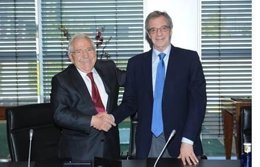 Josep Maria Pujol  (FICOSA) y César Alierta (Telefónica)