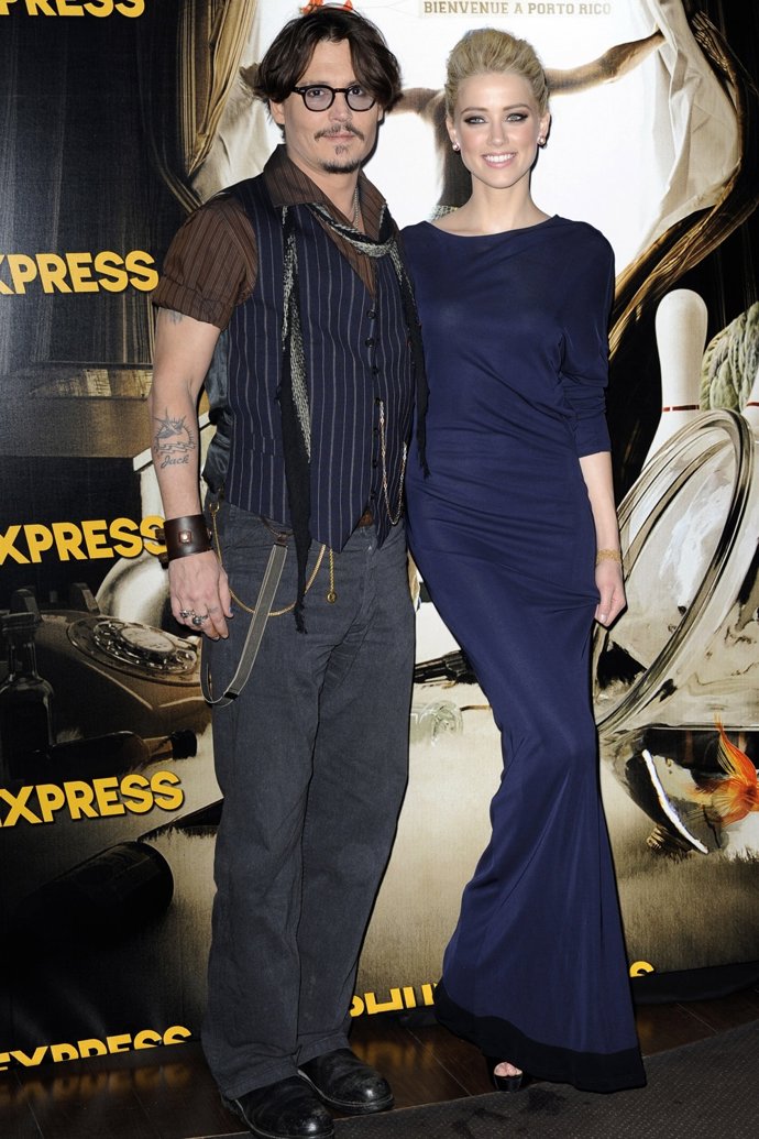 Johnny Depp y Amber Heard