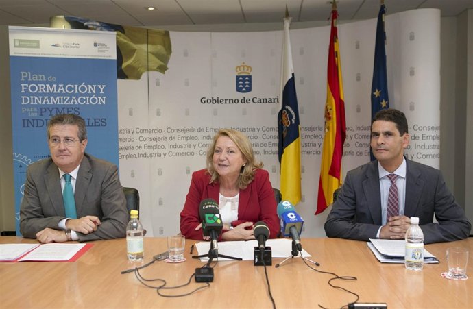 Rueda de prensa sobre el Plan de Formación para Pymes Industriales Canarias