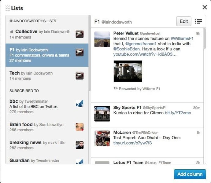 Recurso Tweet Deck versión 2.1