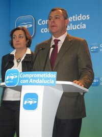Sanz (PP-A) califica de "impresentable" la "utilización" que hace Griñán del Parlamento