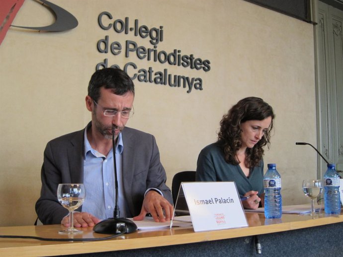 I.Palación (director Fundació Bofill) y E.Sintes (autora del estudio)