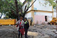 El desmantelamiento del asentamiento de San Bernardo se salda con 23 personas desalojadas y dos arrestos