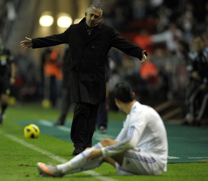 Preciado y Cristiano Ronaldo