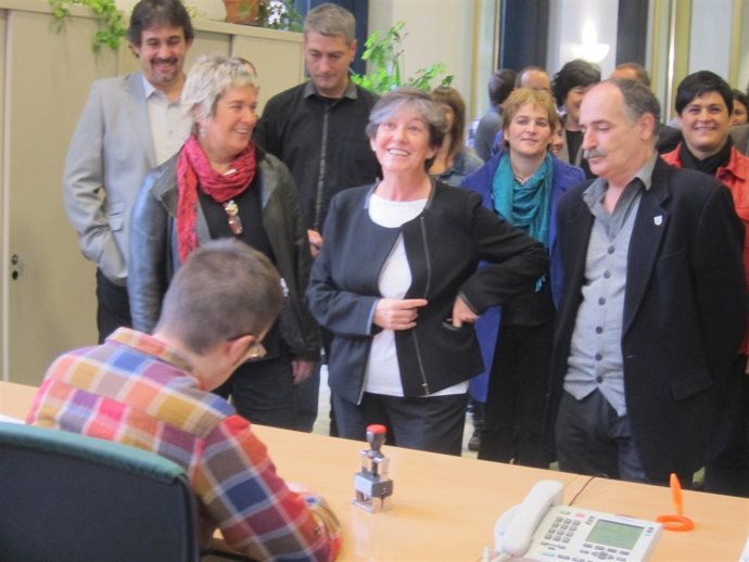 Acreditación de EH Bildu en el Parlamento vasco