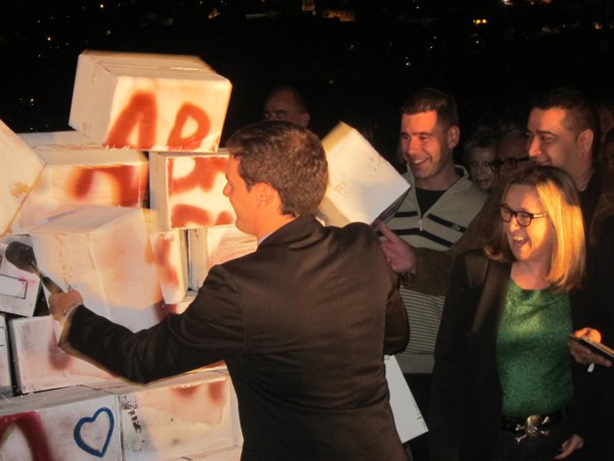 Albert Rivera y Carmen de Rivera (C's) abren la campaña catalana 2012
