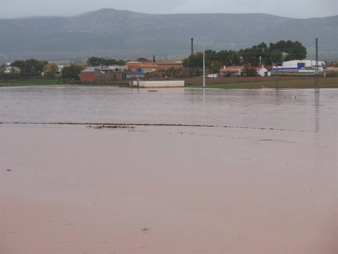Inundación Calzada de Calatrava  