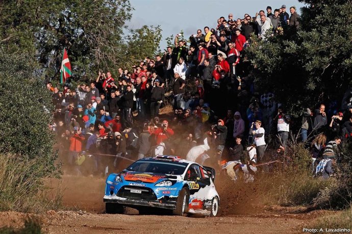 El piloto Mads Ostberg en el RallyRACC Catalunya 2012