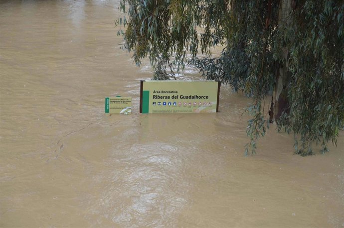 Desbordamiento del río Guadalhorce