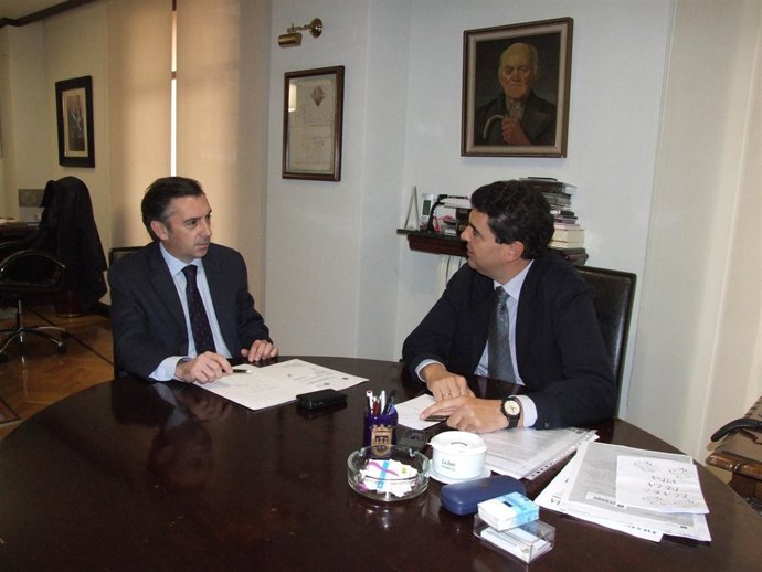 Beamonte y el alcalde de Tudela