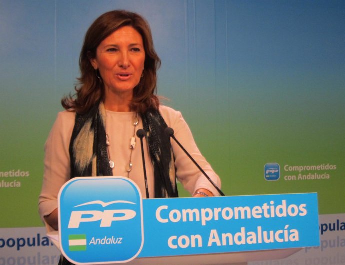 Alicia Martínez, hoy en rueda de prensa 