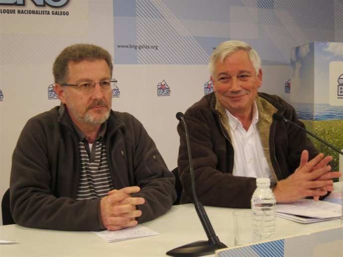 Guillerme Vázquez y Suso Seixo, en rueda de prensa