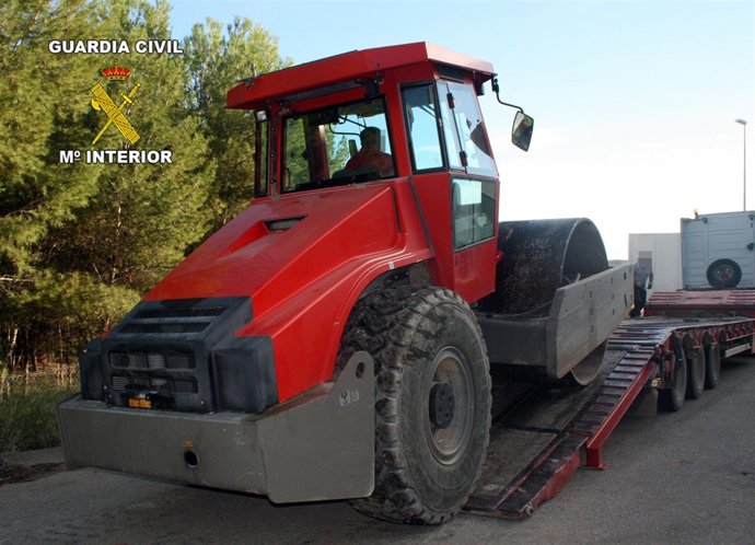 Desmantela un nuevo grupo delictivo dedicado a la sustracción de maquinaria 