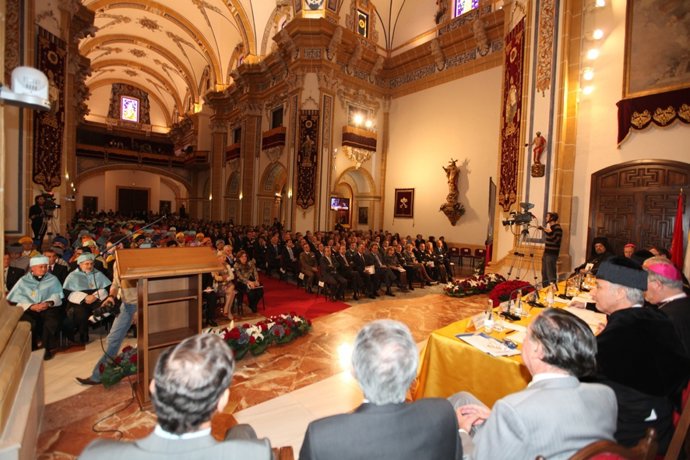 Instante del Acto de Apertura de Curso del pasado año