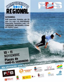 Cartel Campeonato Regional de Surf