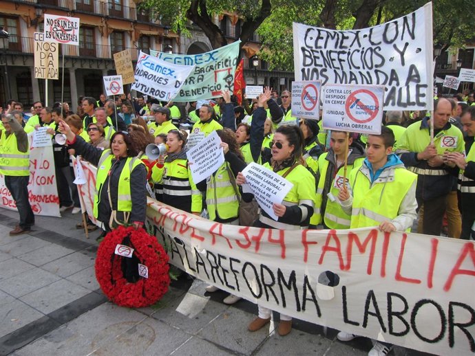 Manifestación CEMEX