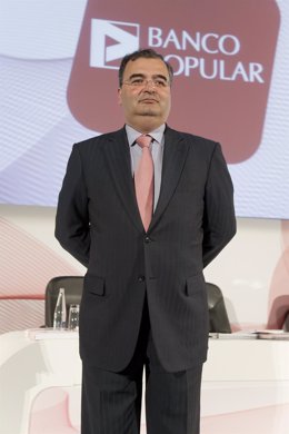 Presidente de Banco Popular, Angel Ron, en la junta de accionistas de 2011