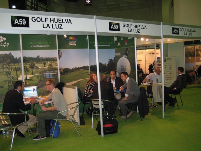 Stand de Huelva en Villamoura