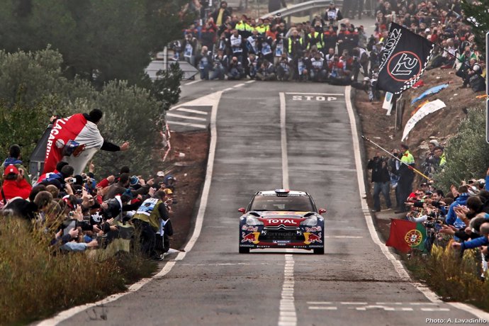 Loeb en el Rally de España