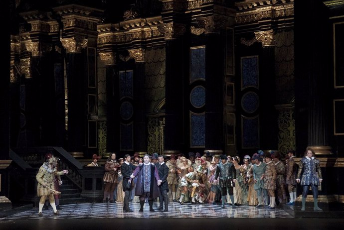 Un Momento De La Ópera Rigoletto En El Palau De Les Arts