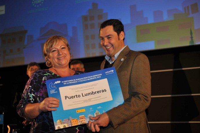 Imagen de la entrega del premio
