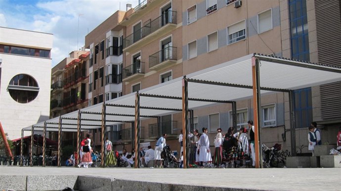 La Plaza De Europa De Murcia El Día Del Bando De La Huerta